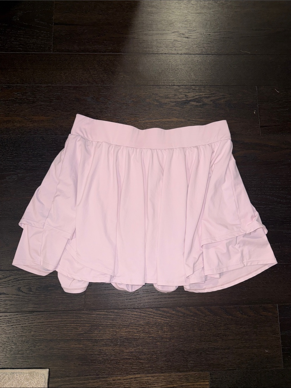 Women’s Pink Ruffle Skirt - Brand Unspecified